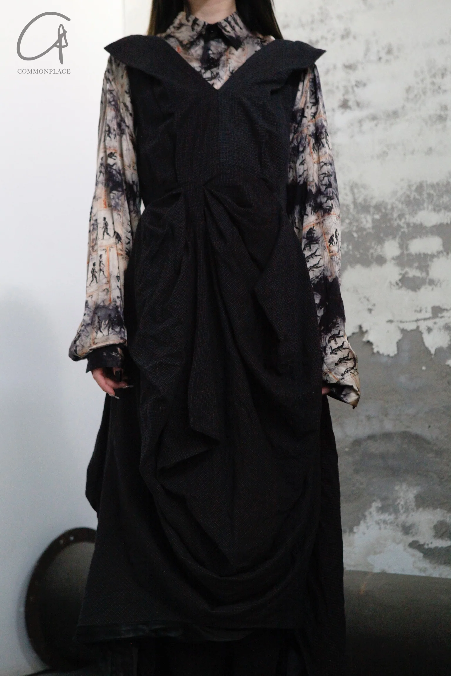 Geoffrey B. Small pleated cuffless dress ESWD07 - Image 2