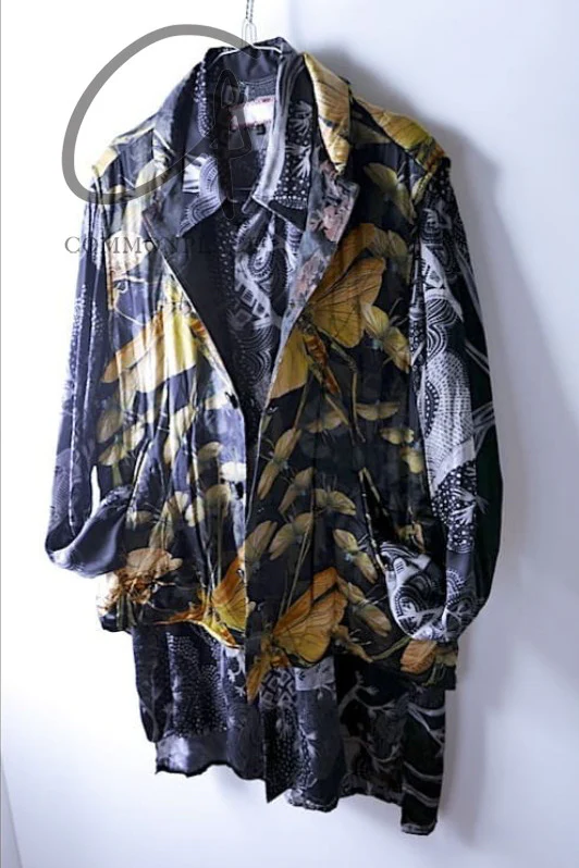GEOFFREY B. SMALL Retro Workwear Vest CVJ10 Locust Pattern 1 - Image 7