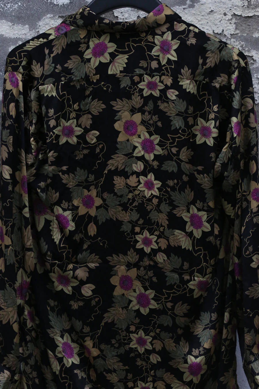 GEOFFREY B. SMALL Silk Shirt GRS08 Purple Heart Flower (Design 9) - Image 11