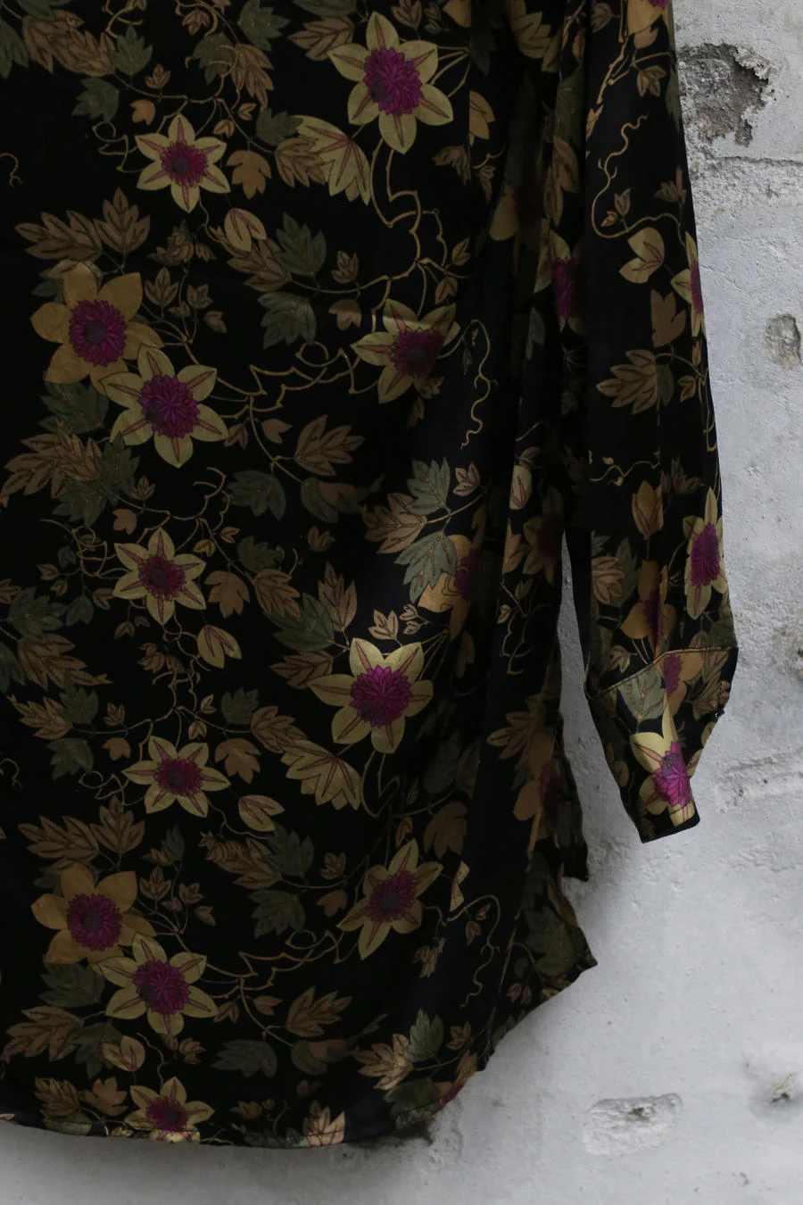 GEOFFREY B. SMALL Silk Shirt GRS08 Purple Heart Flower (Design 9) - Image 12