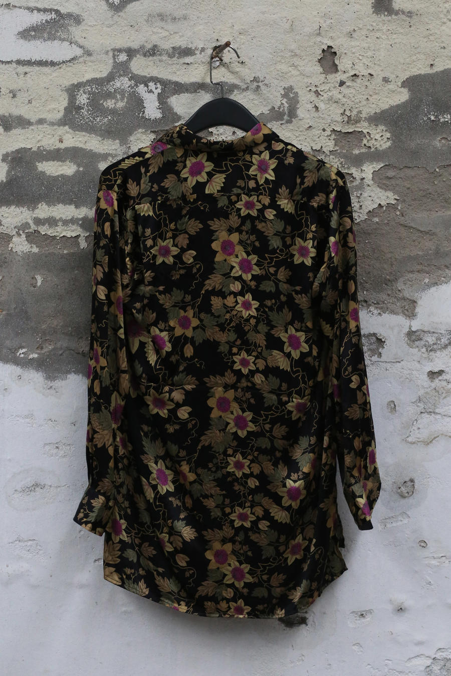 GEOFFREY B. SMALL Silk Shirt GRS08 Purple Heart Flower (Design 9) - Image 13