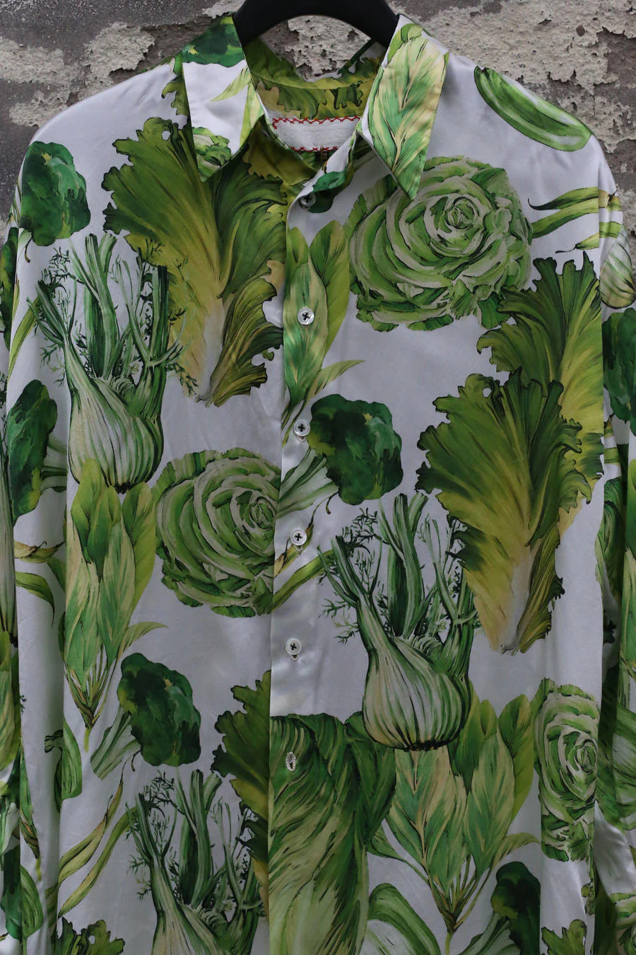 GEOFFREY B. SMALL SILK SHIRT GRS08 VEGETABLE (DESIGN 8) - Image 6
