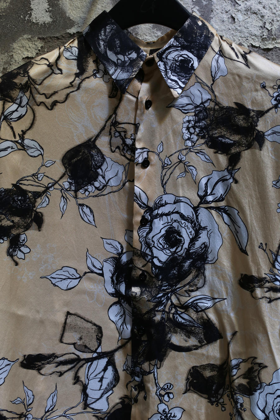GEOFFREY B. SMALL Silk Shirt GRS08 White Rose (11) - Image 7