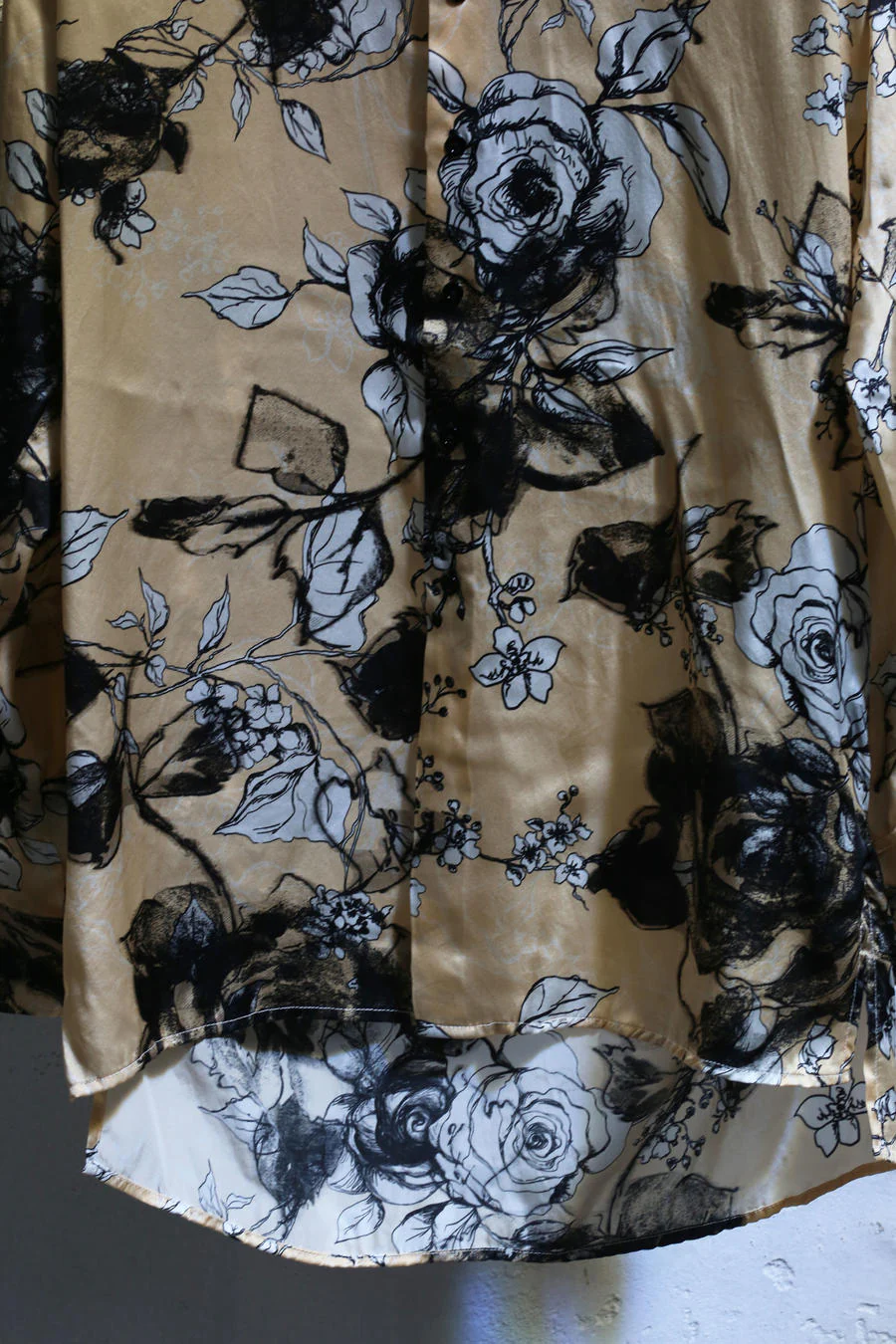 GEOFFREY B. SMALL Silk Shirt GRS08 White Rose (11) - Image 8