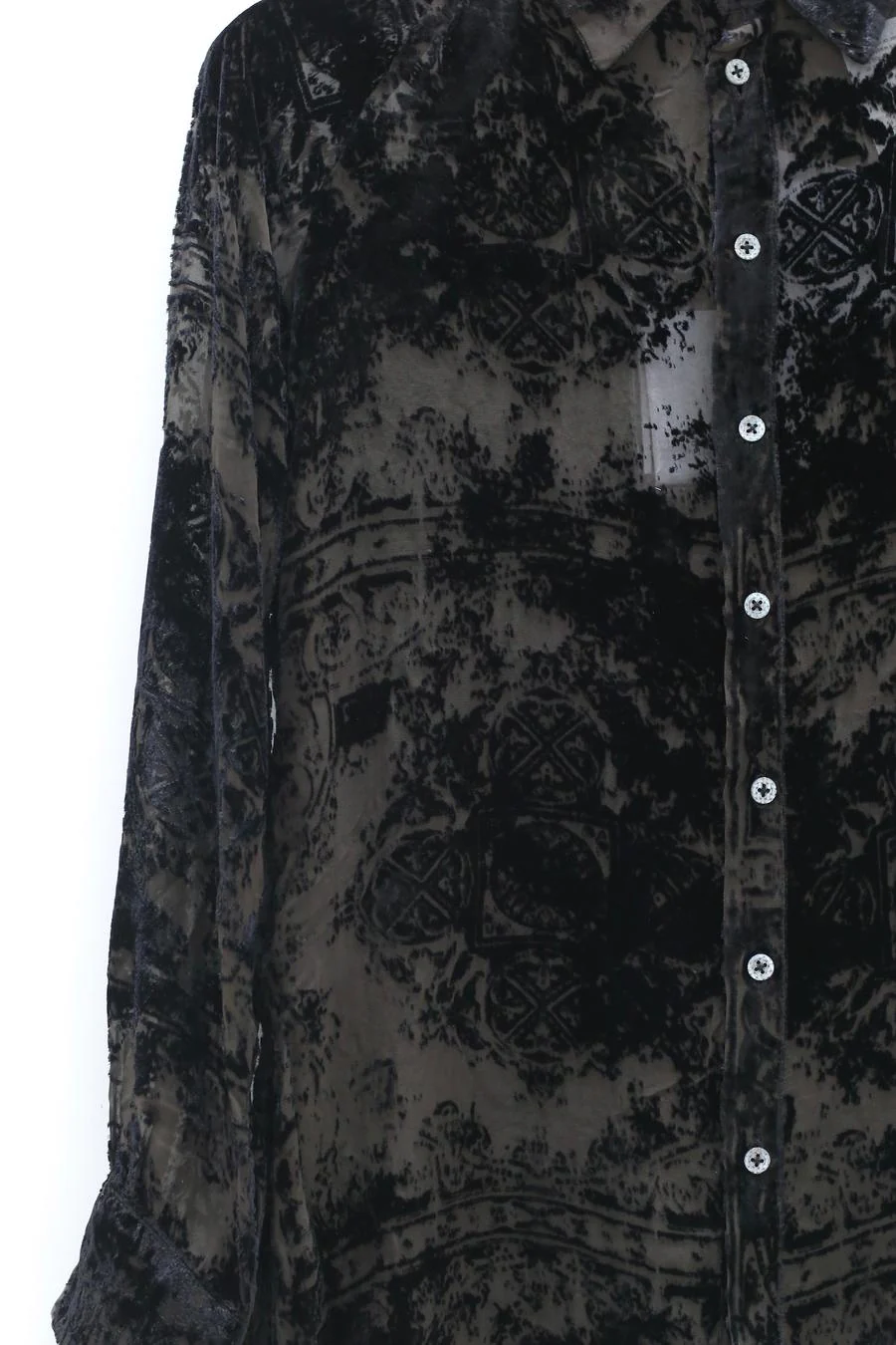 GEOFFREY B. SMALL Silk Shirt RNWS25 Black - Image 2
