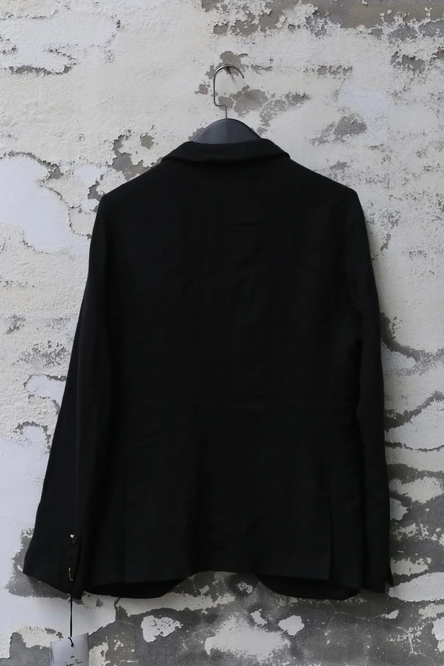 GEOFFREY B. SMALL Single-breasted peaked lapel jacket Cashmere Silk Unisex GBS-CLJ03-HEI Black Colorblock lining CLJ03 - Image 4