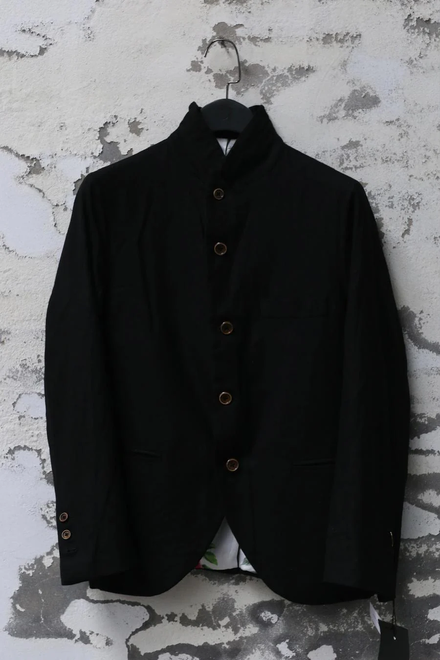 Geoffrey B. Small single -breasted pure Alashan wool cashmere jacket NNJ05 flower
