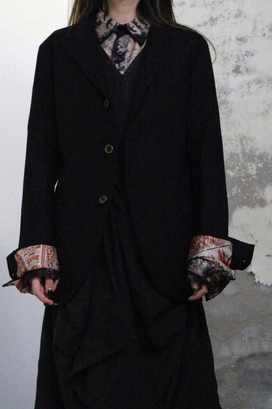 Geoffrey B. Small single -breasted pure Alashan wool cashmere jacket NNJ05 red stripe - Image 7