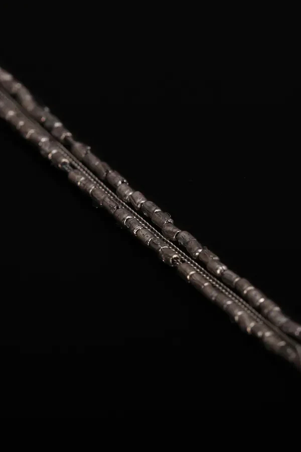 GOTI (925 silver earrings) GT-OR900-YIN - Image 2