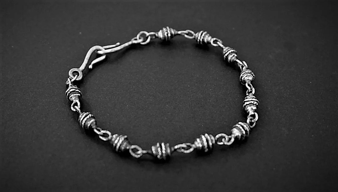 GOTI Artisan Distressed Bracelet 925 Silver Italy GT-BR1081-0 - Image 5