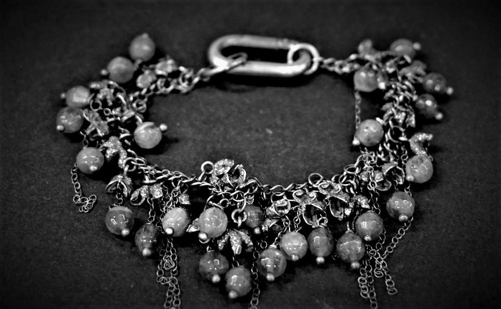 GOTI Labradorite Tassel Bracelet 925 Silver Italy Craftsman GT-BR1237-0 - Image 5