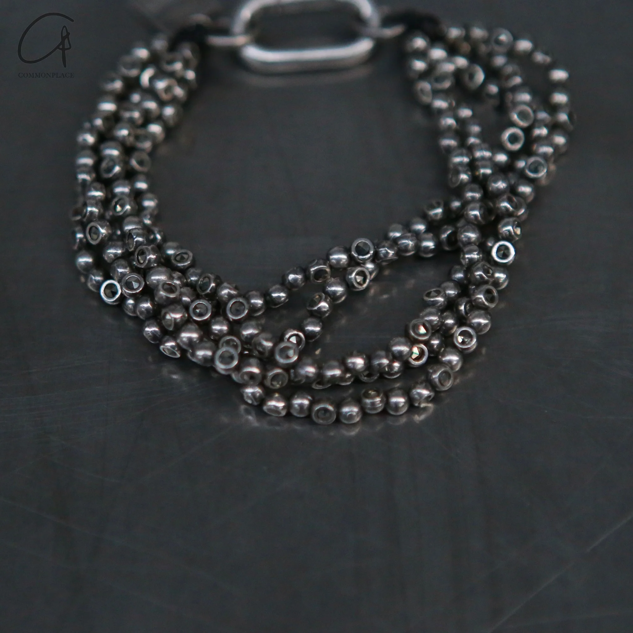 GOTI Marcus Stone Bracelet 925 Silver Italy GT-BR1067-0 - Image 3