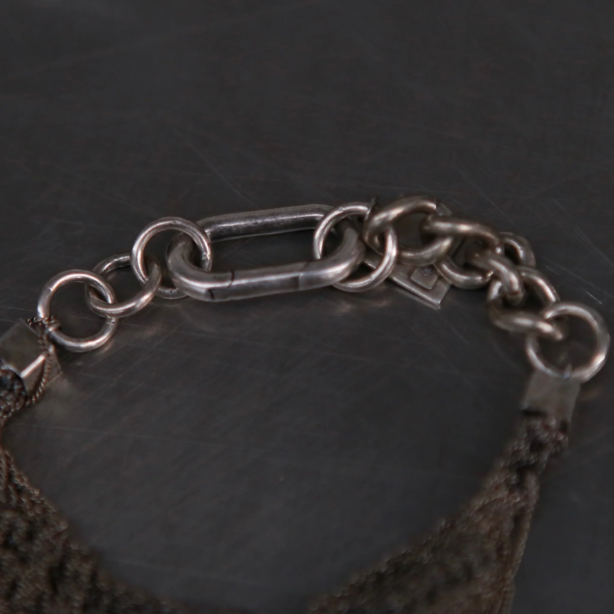 GOTI Tassel Bracelet 925 Silver Italy Old GT-BR004-0 - Image 4