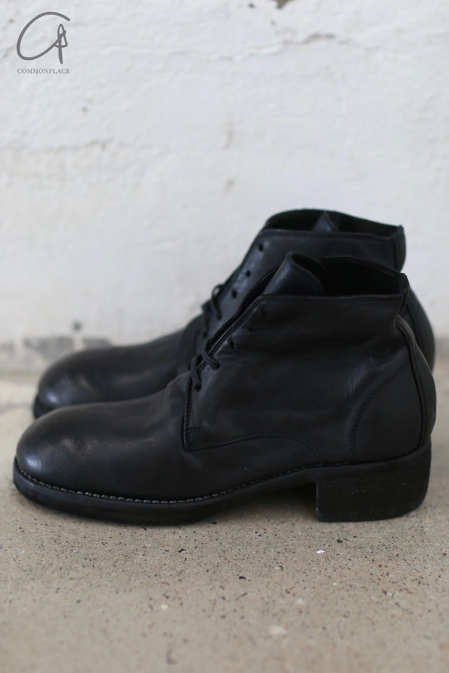 GUIDI 793Z soft horse leather thick-soled lace-up boots Italy GD-793Z-BLKT - Image 3
