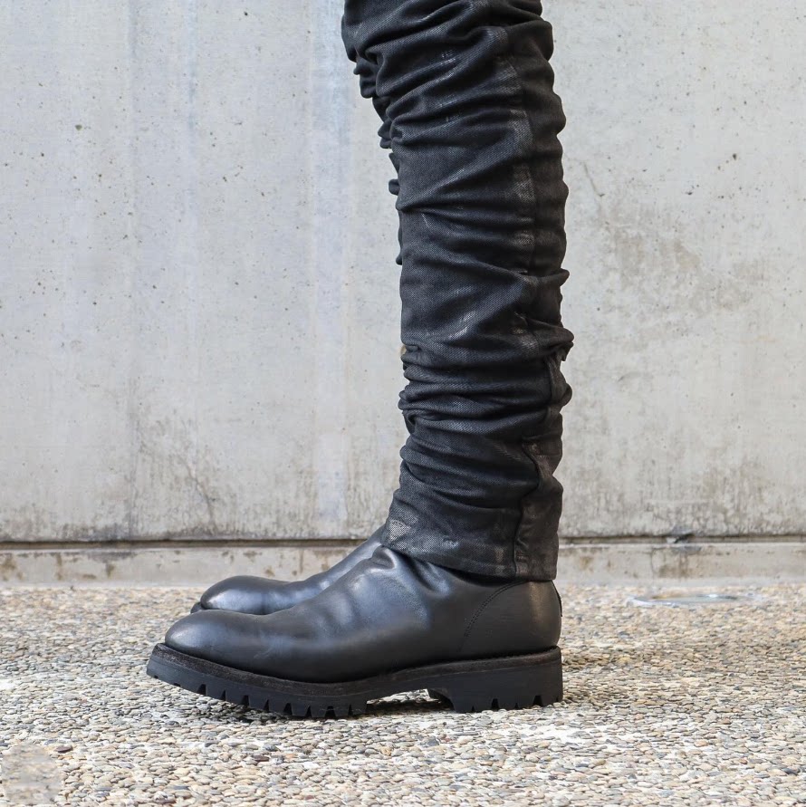 GUIDI 796v Horseskin Back Zipper Boots, Italian Craftsman GD-796V-BLKT Black - Image 7