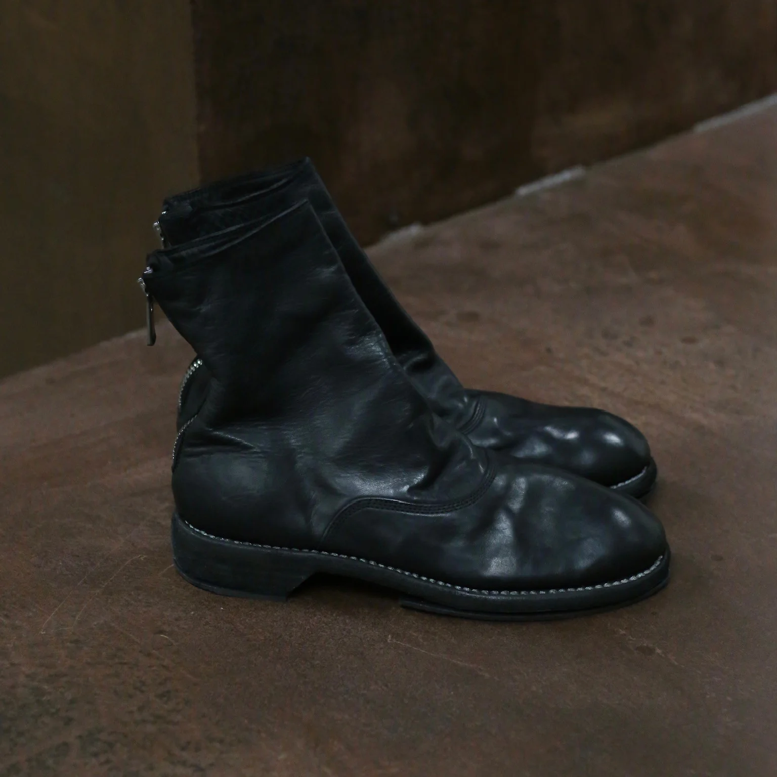 Guidi back zipper troops 211 black - Image 2