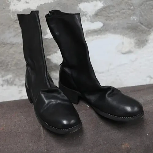 Guidi Black Soft Horse Leather Back Zip Boots 796Z (796) - Image 3