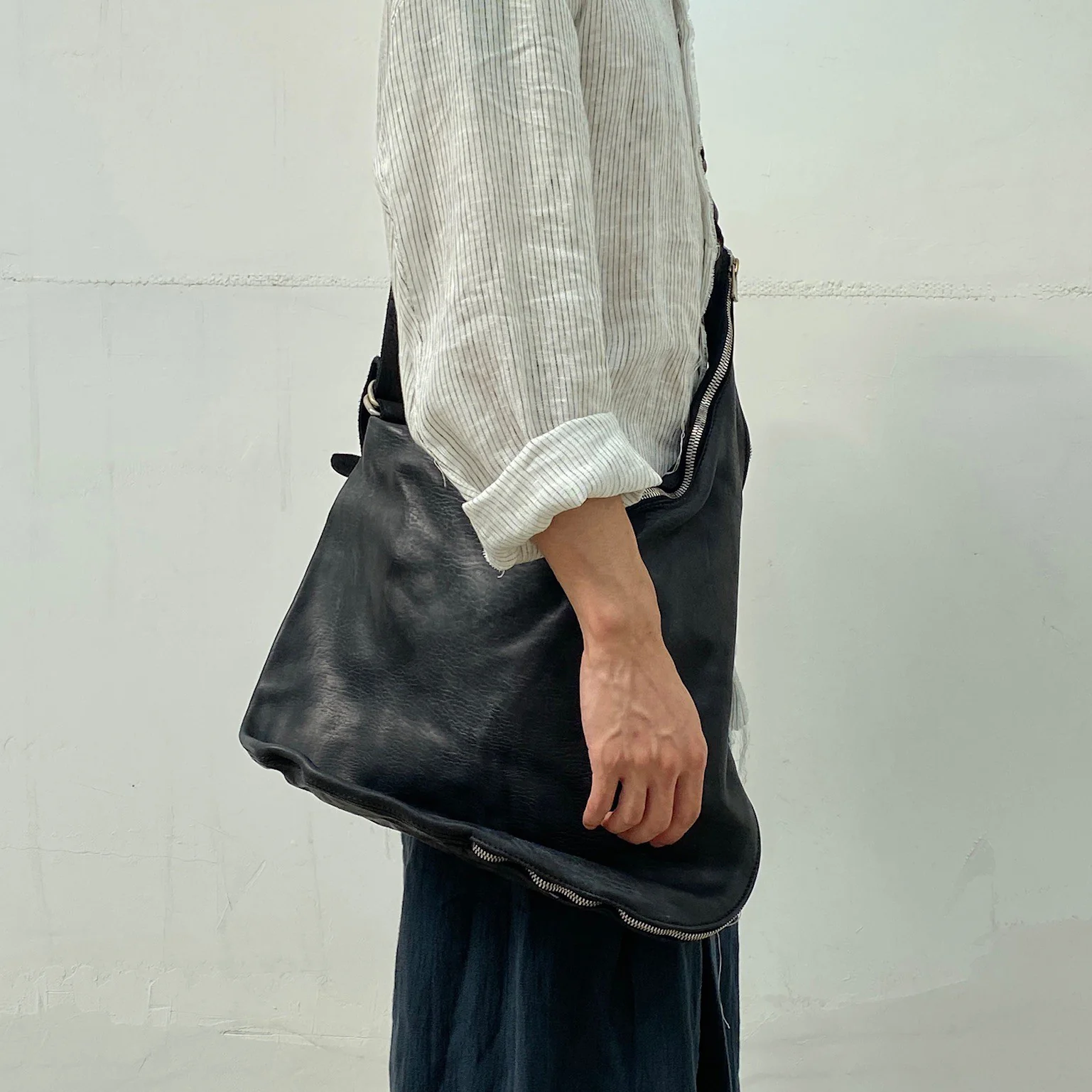 Guidi black tote bag SZ01 - Image 9