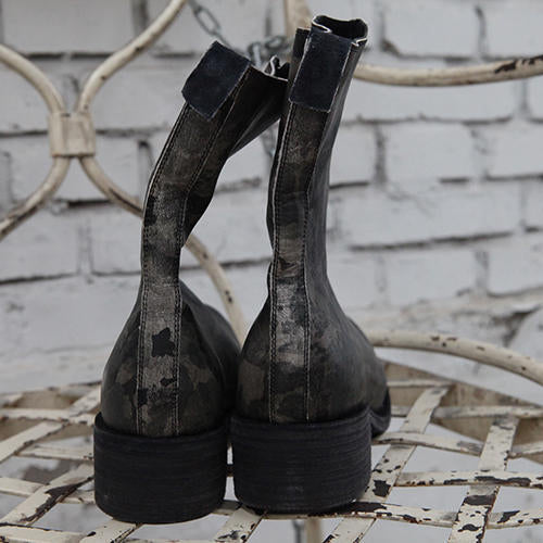 Guidi camouflage horse leather front zipper boots PL2 - Image 9