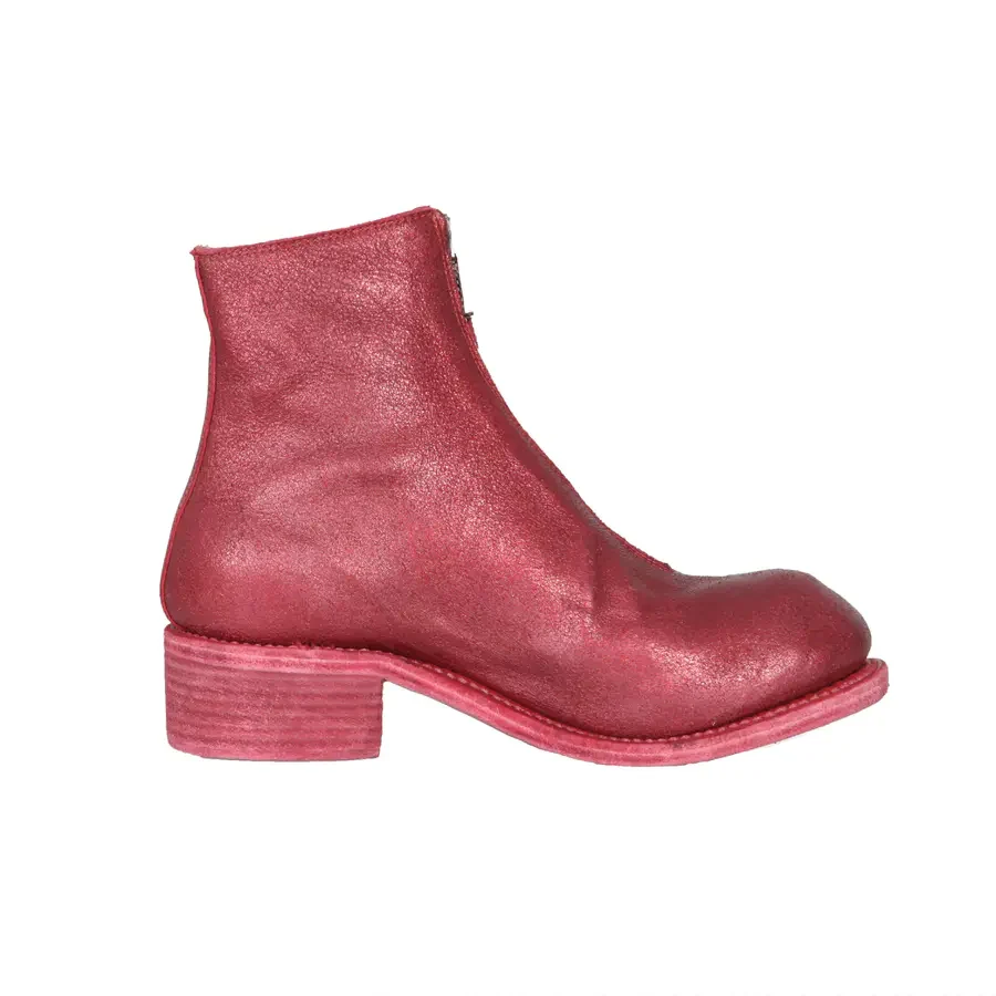 Guidi deep lining front zip boots deep rose GD-PL1W-HONG - Image 3