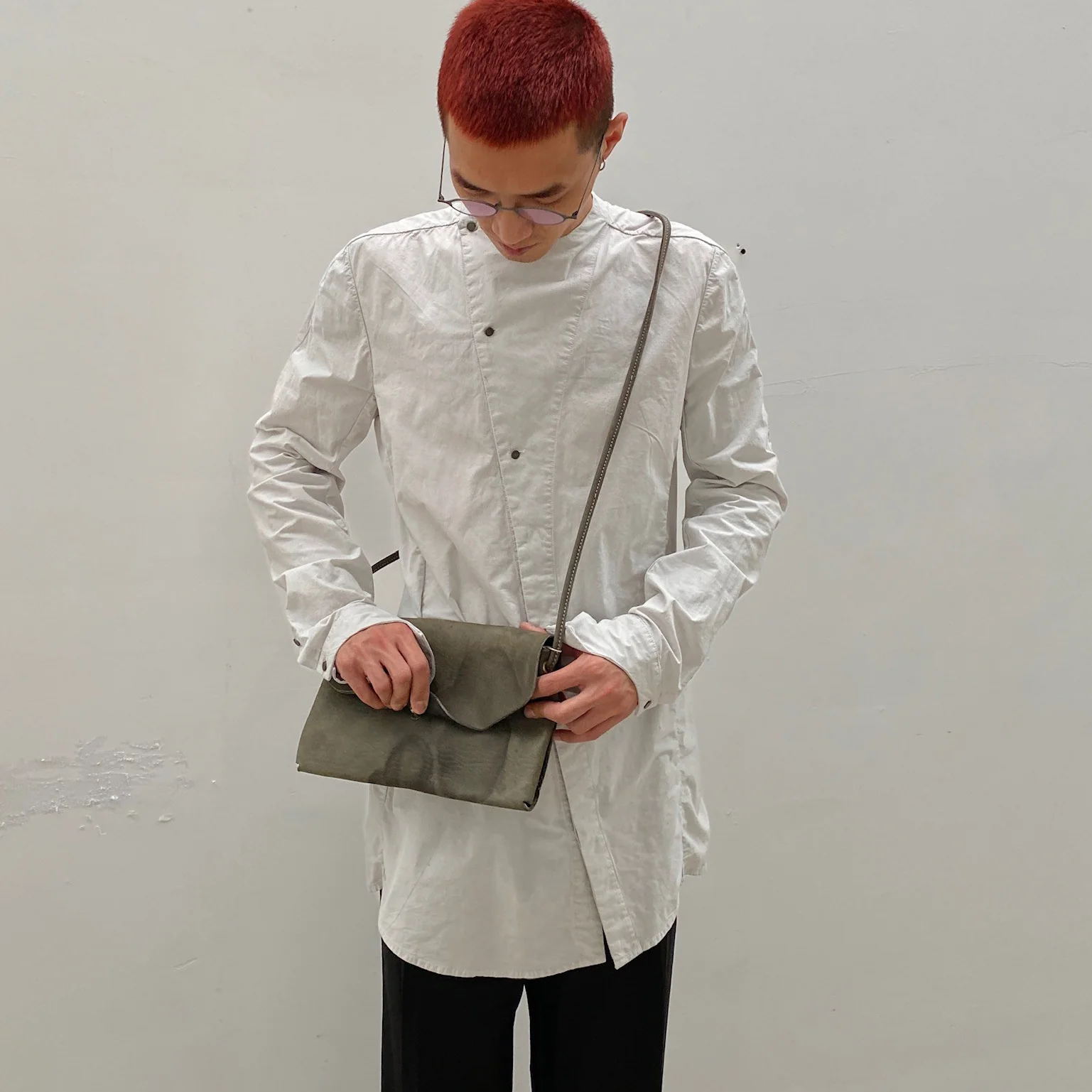 Guidi EN03 Horseskin Shoulder Strap Clutch UNI - Image 8