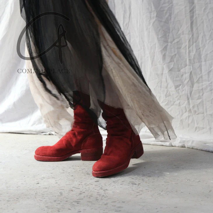 Guidi flip soft horse leather back zipper high boots 789Z - Image 7