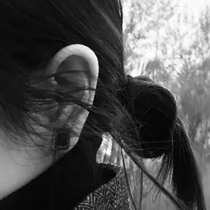 Guidi G-OR02 Black Diamond 925 Silver Stud Earrings (with horseskin accessory bag) UNI - Image 6