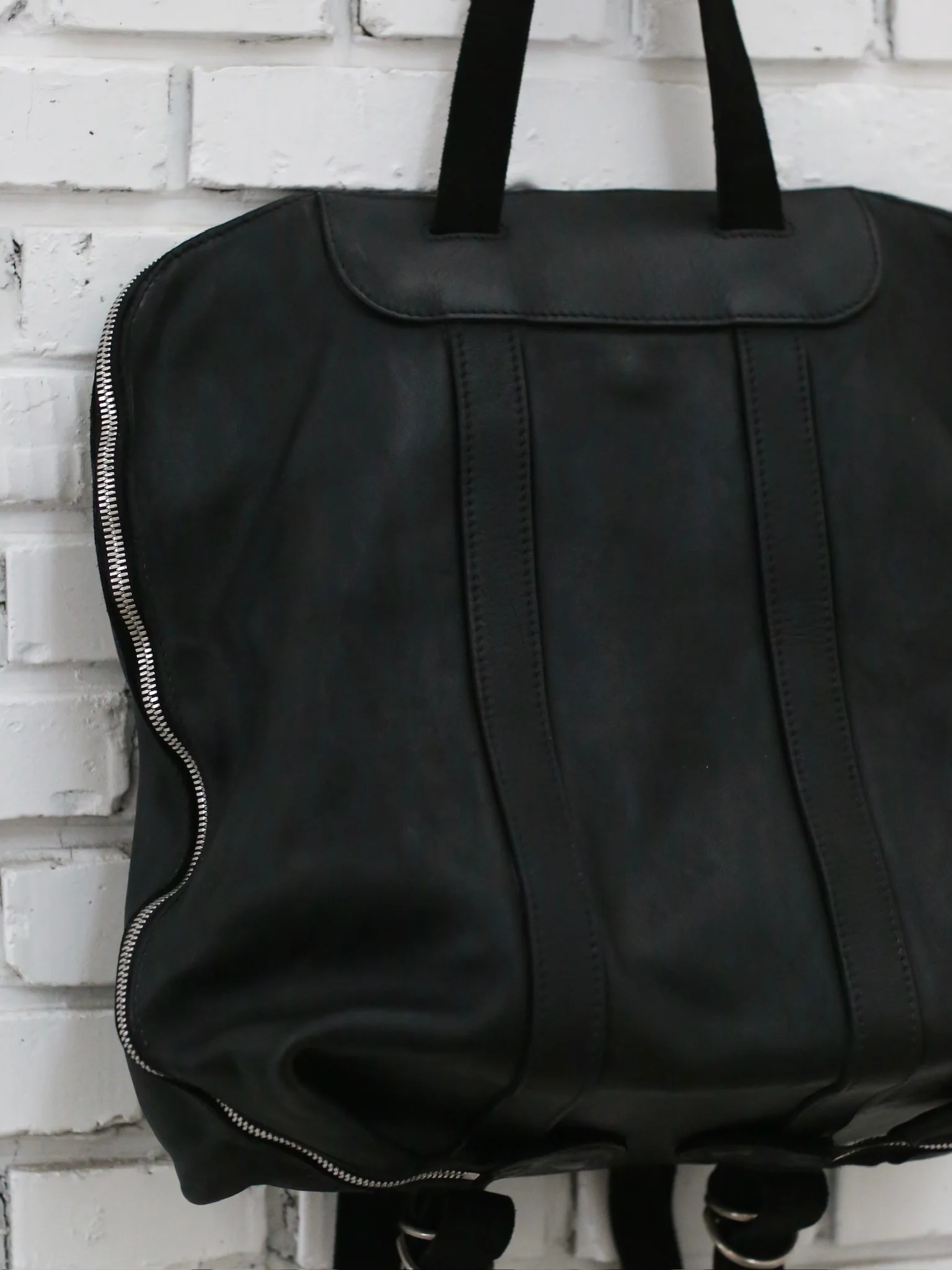 GUIDI GB6 Soft Full Grain Horse Leather Backpack, Italy GD-GB6-BLKT - Image 3