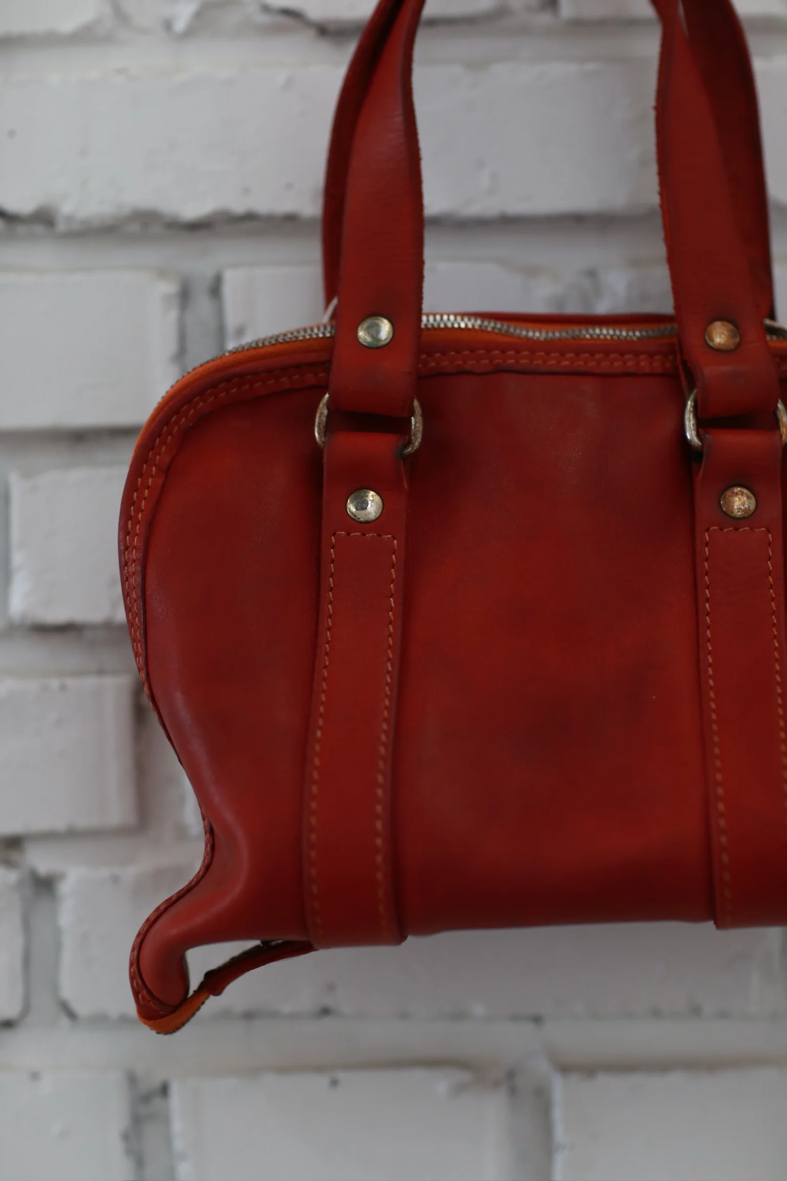 Guidi horse leather small handbag soft GB00 Italian handmade GD-GB00-1006T - Image 2