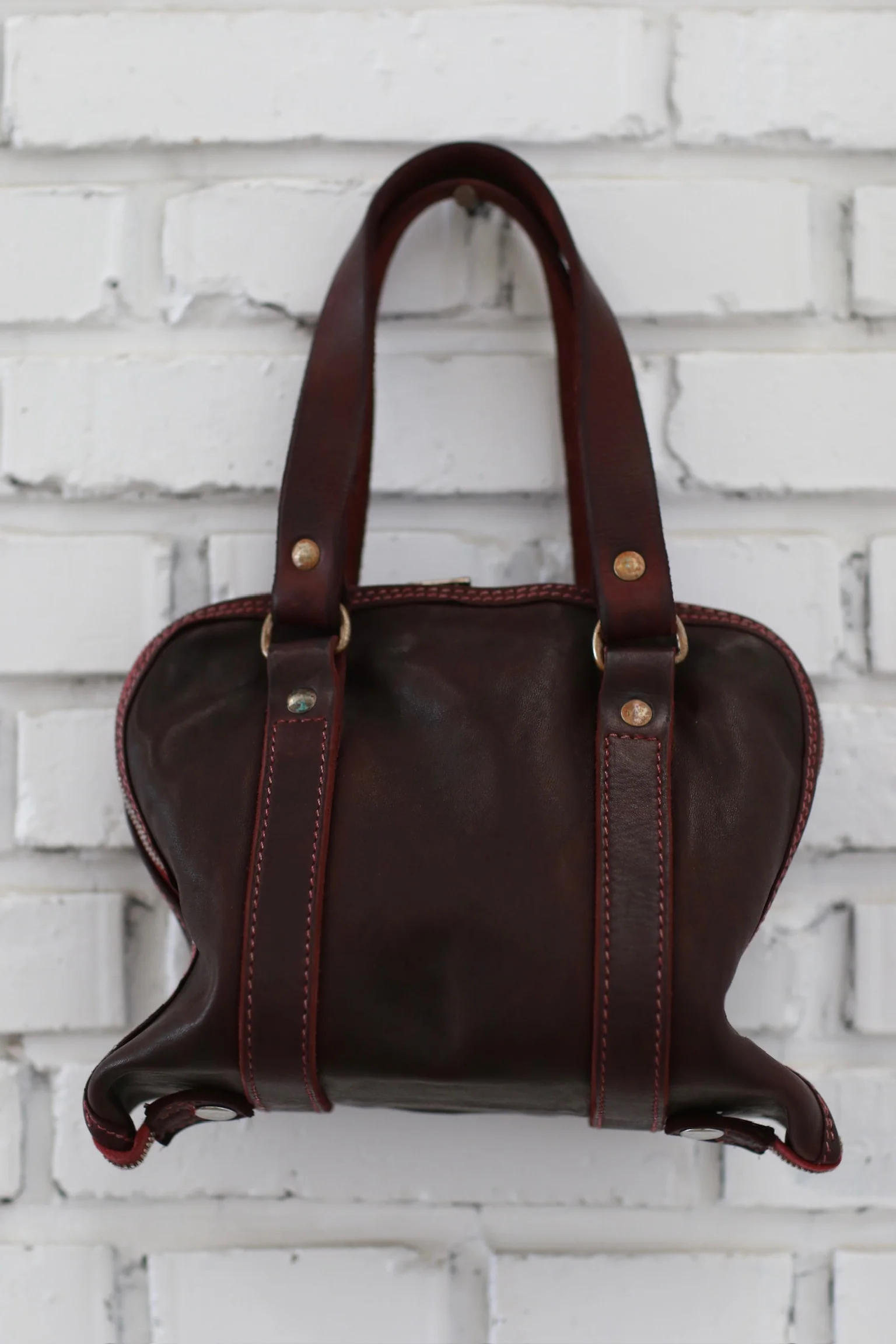 Guidi horse leather small handbag soft GB00 Italian handmade GD-GB00-CV23T