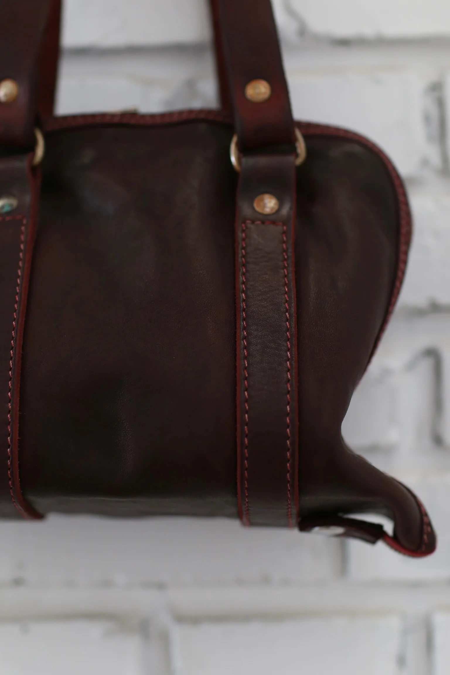 Guidi horse leather small handbag soft GB00 Italian handmade GD-GB00-CV23T - Image 2
