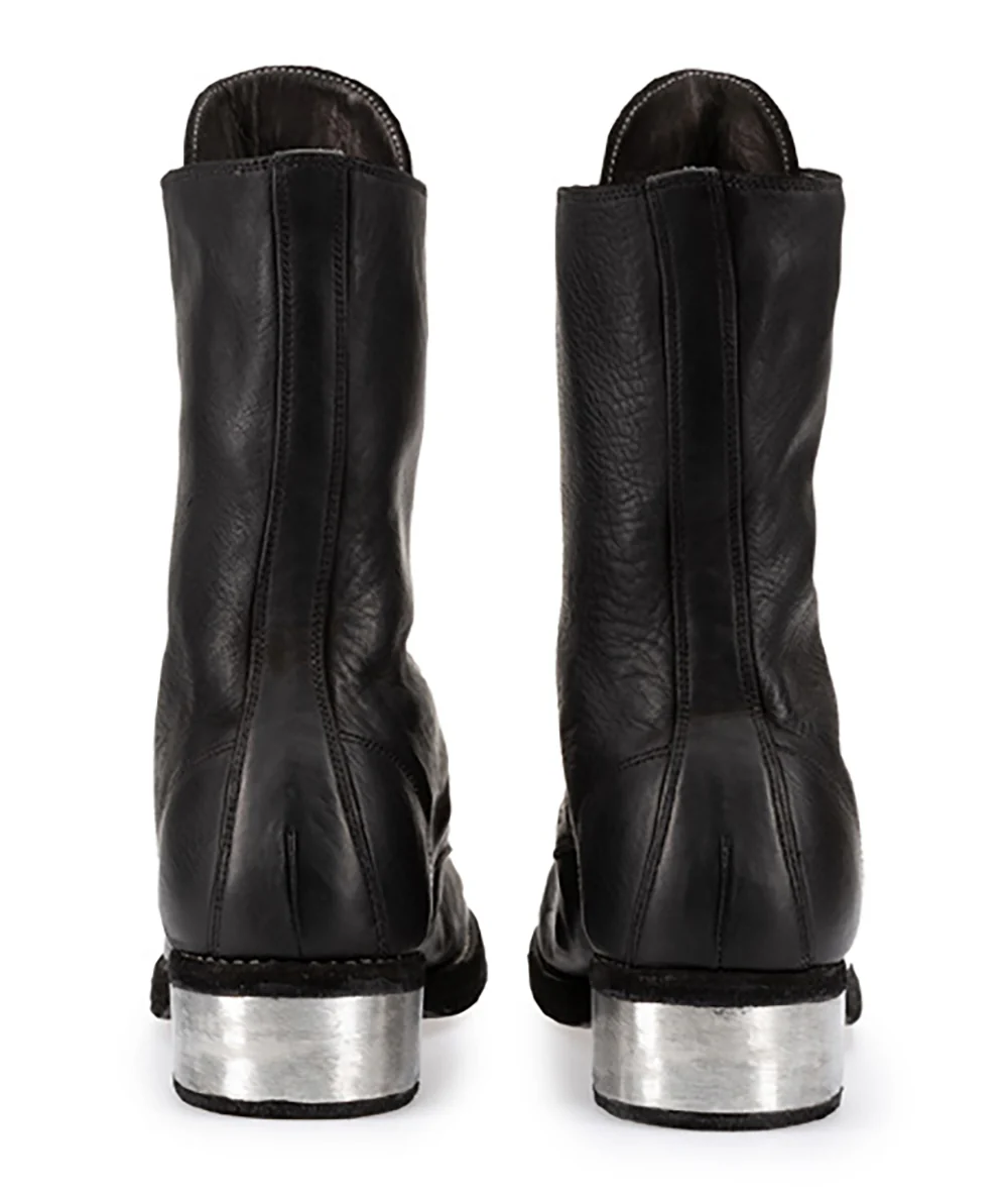 GUIDI horseskin platform metal heel shoes 791ZI BLKT - Image 8