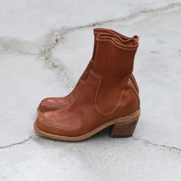GUIDI kangaroo skin Cuban shoes high heel SB96D CV58T - Image 2