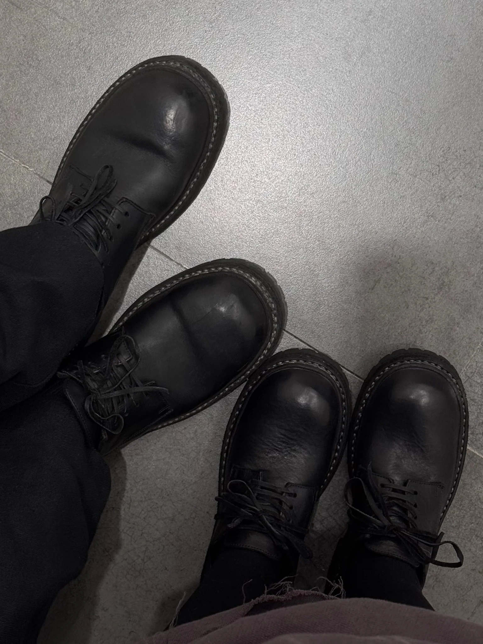 Guidi GR02V leather lace-up big toe shoes single shoes Italian handmade GD-GR02V-HEI black Cowhide - Image 11