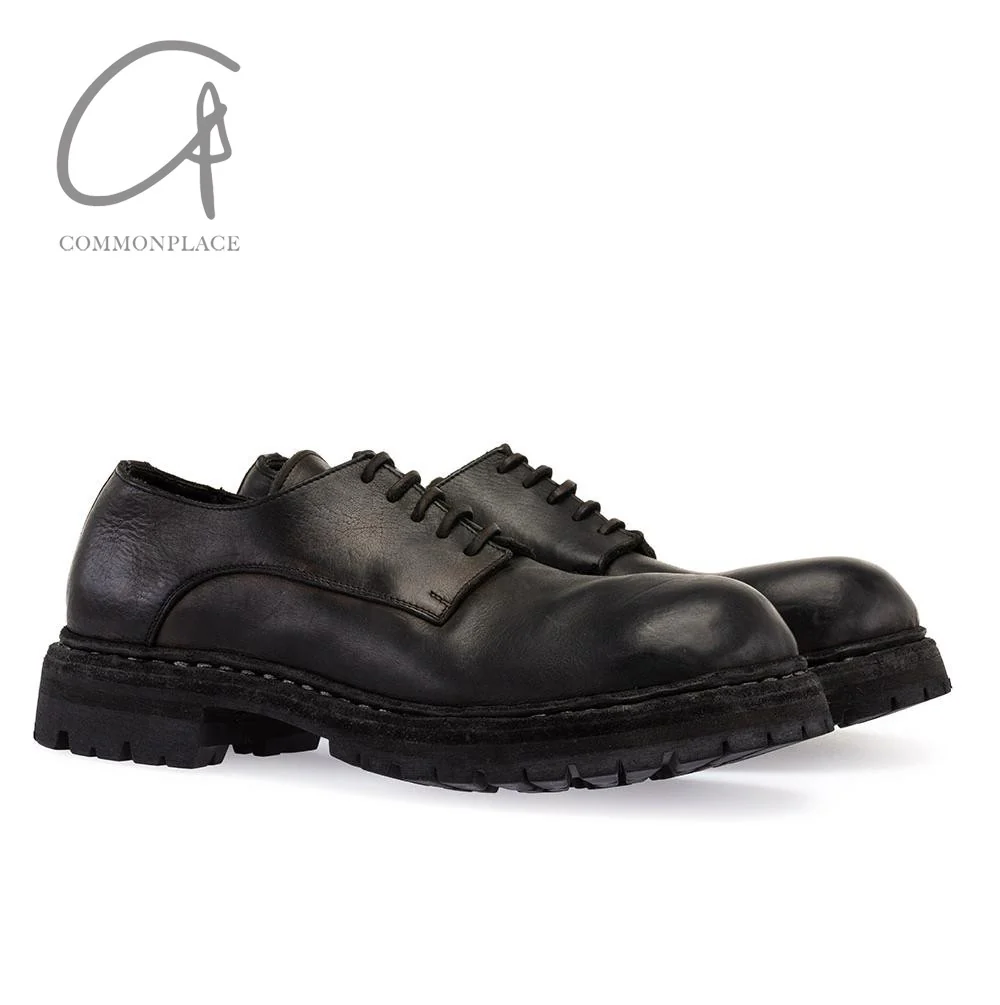 Guidi GR02V leather lace-up big toe shoes single shoes Italian handmade GD-GR02V-HEI black Cowhide - Image 4