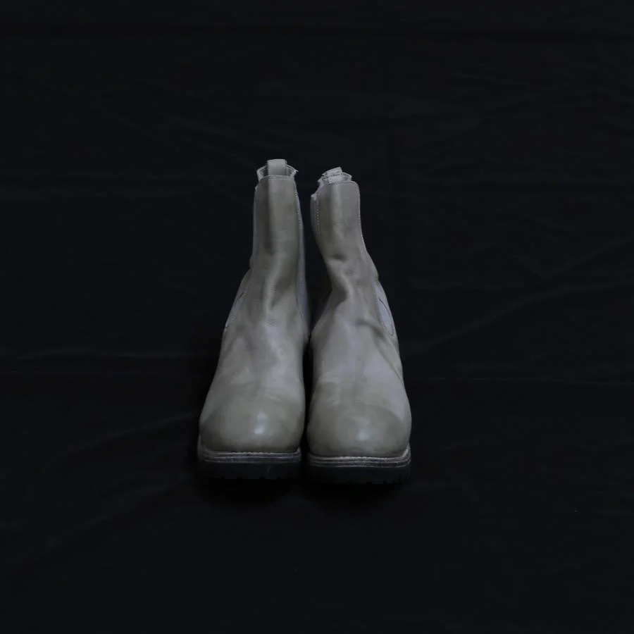 Guidi PL07V Cowhide Orthopedic Chelsea Boots Italy Artisan GD-PL07V-ZANGHUI Dirty Grey - Image 2