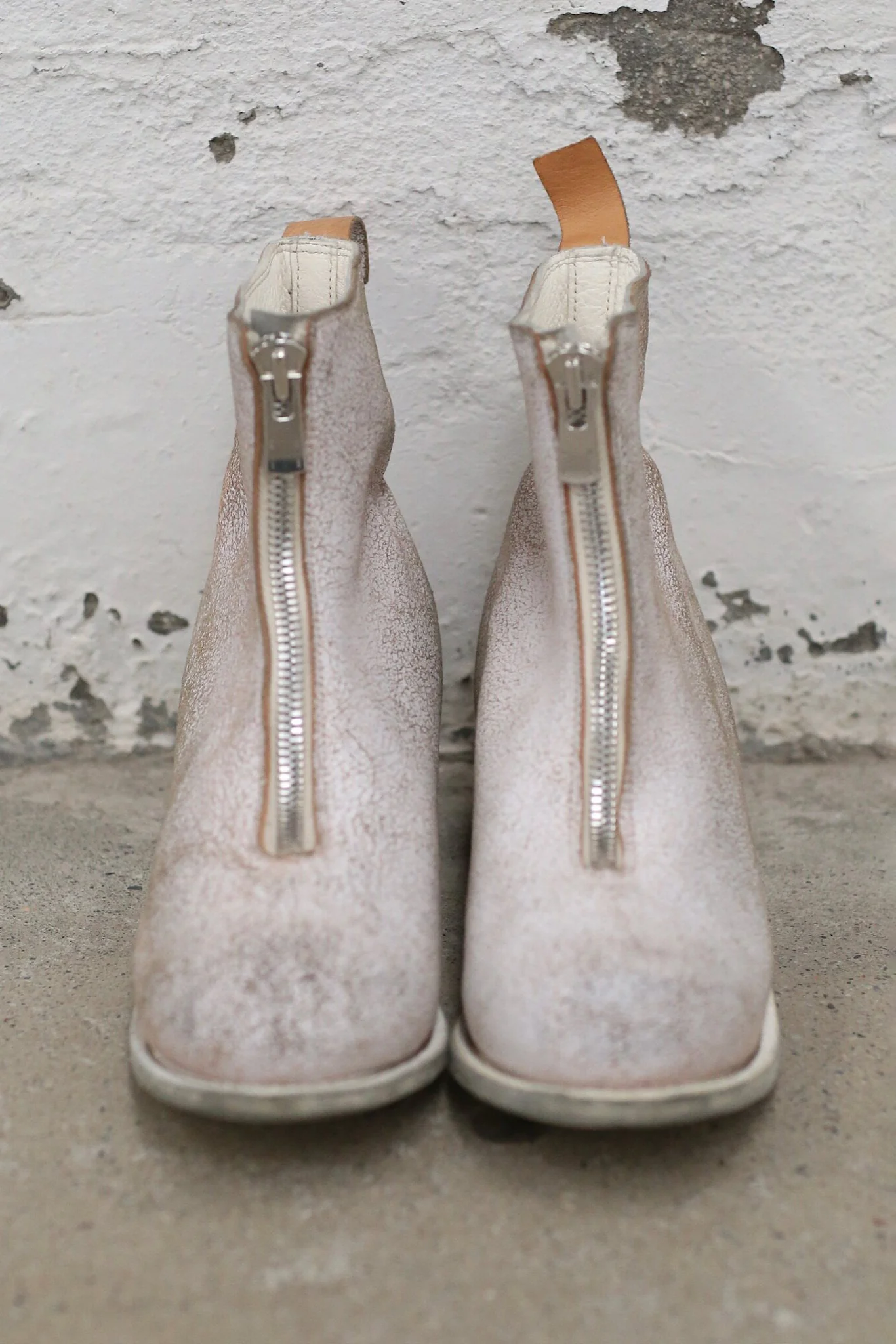 Guidi PL1_NTR Round Toe Front Zipper Boots, Italian Handmade, GD-PL1_RUI-00_NTR Peel-Off Coating Style - Image 3