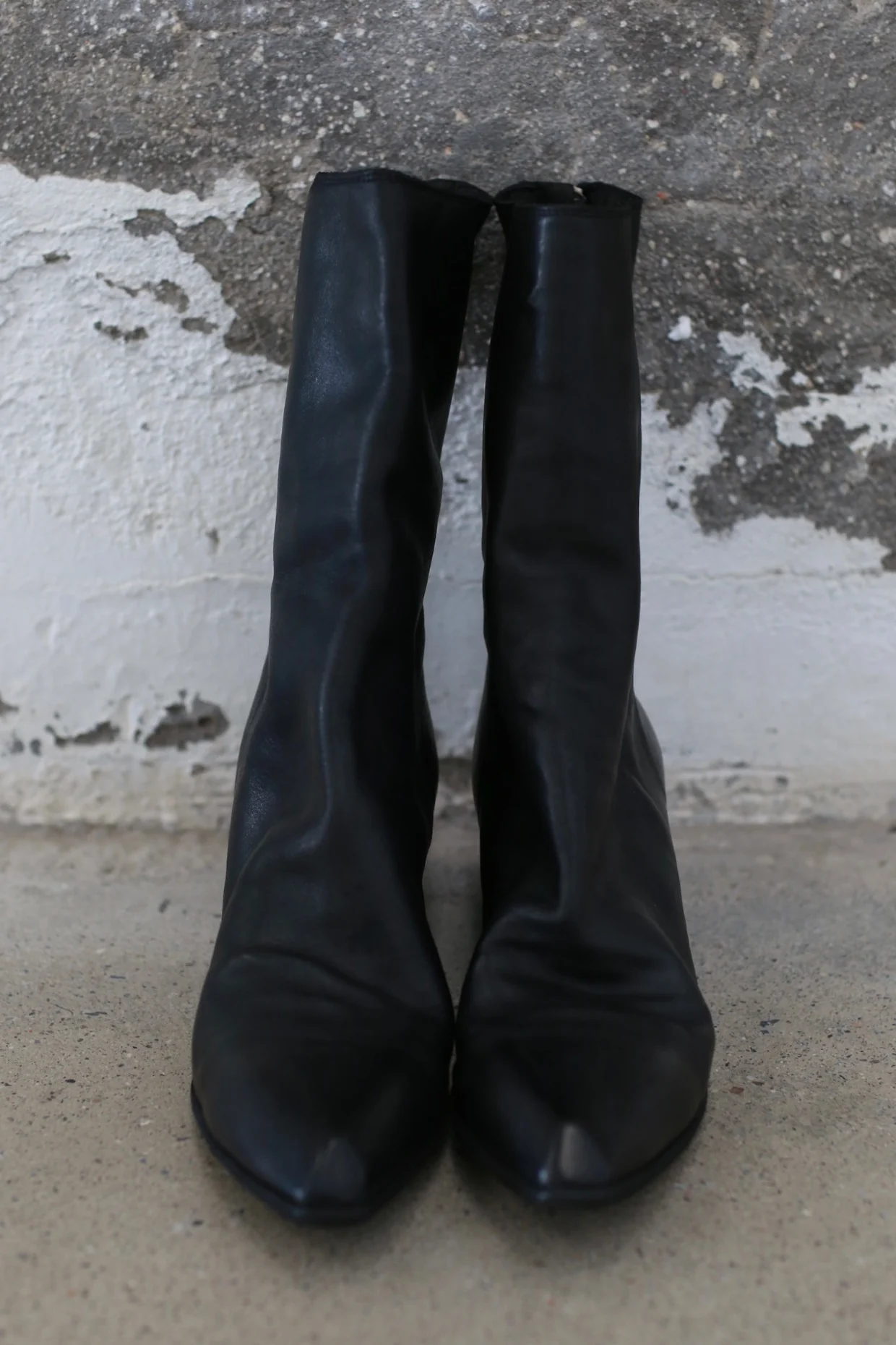 GUIDI TX08 Soft Horse Full Grain Back Zipper Boots Italy GD-TX08-BLKT - Image 3