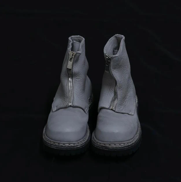 Guidi Zip Boots GR05FRV Grey - Image 3