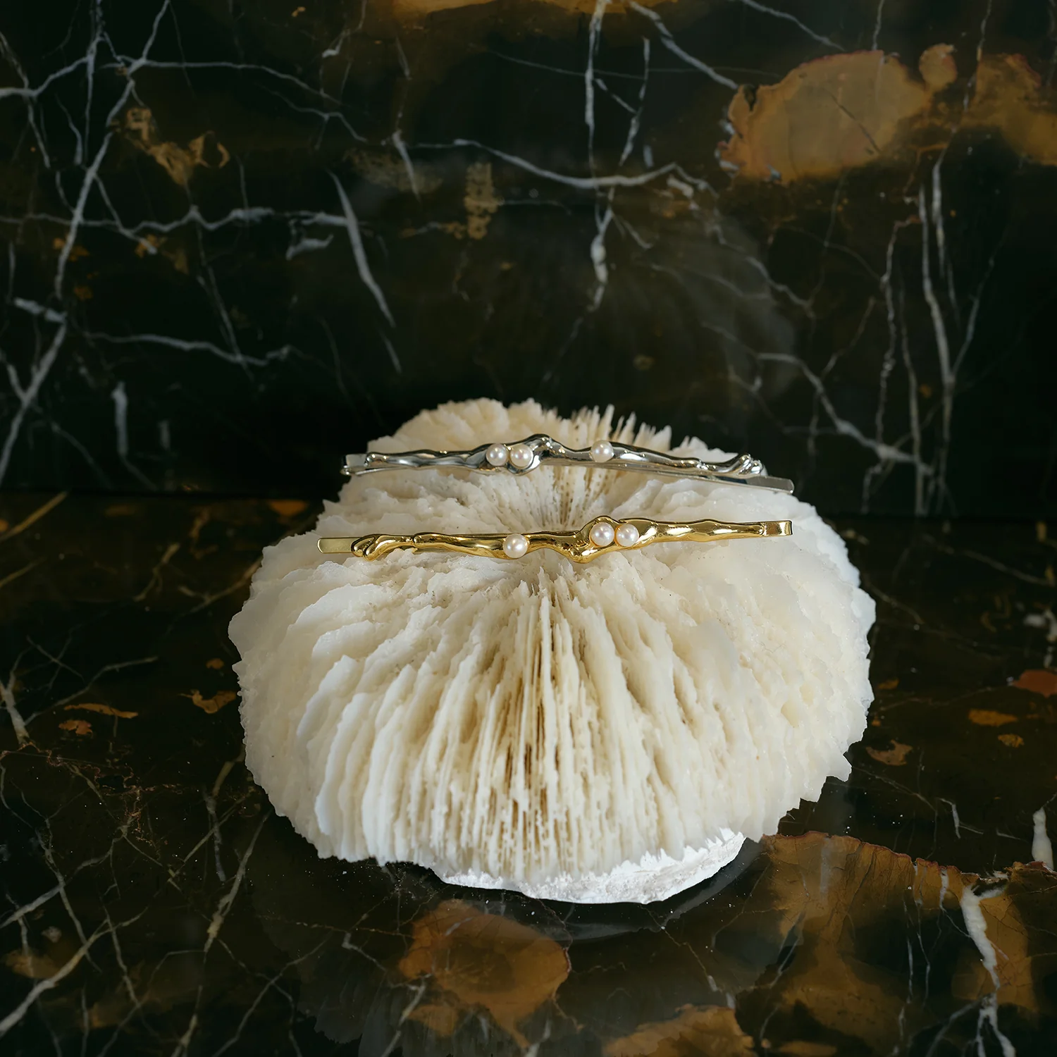 Hanying HY-LV05-S PHY5 special-shaped pearl hairpin (pair) - Image 2