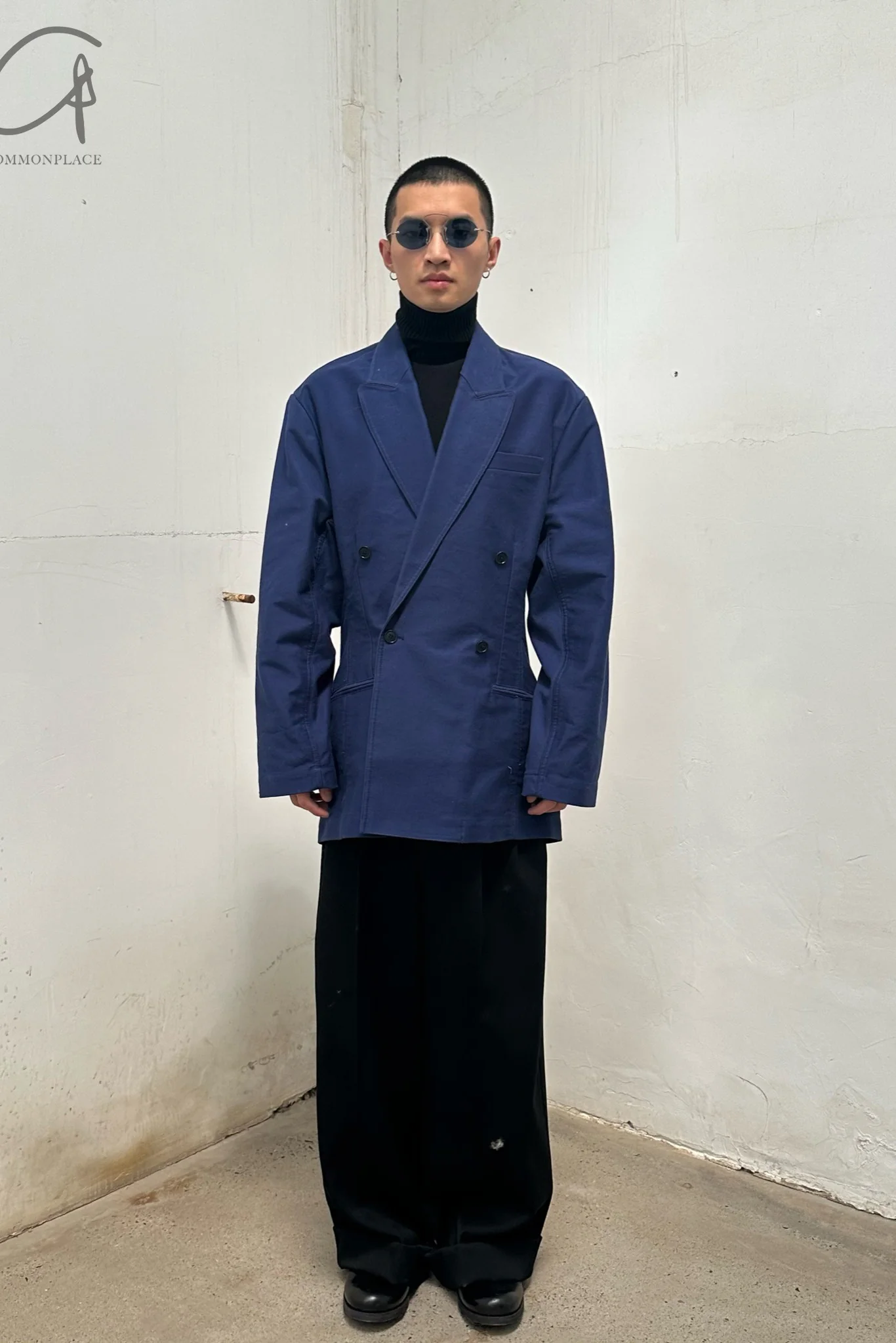 HED MAYNER extended trousers AW22_P57_BLK/WO - Image 30