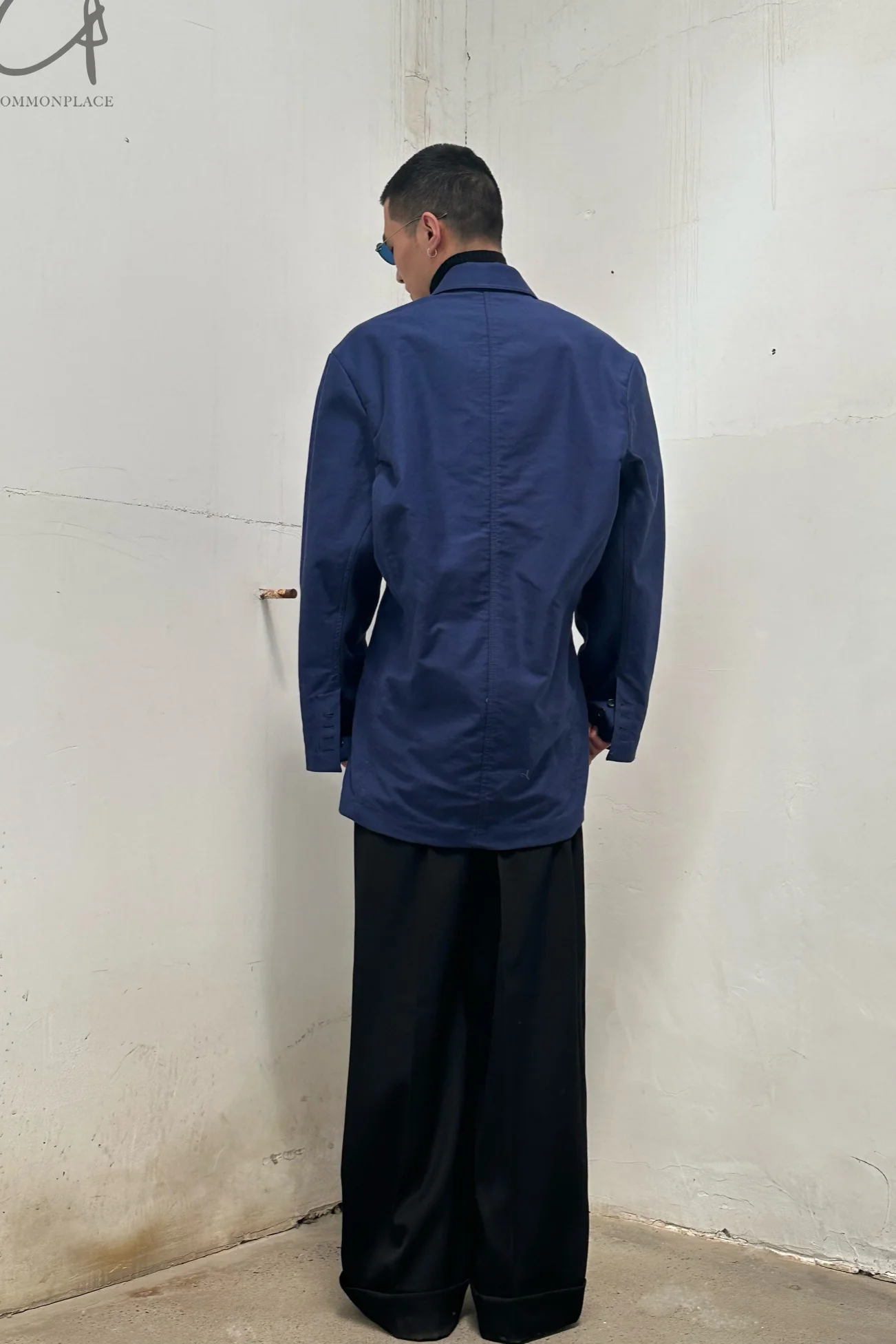 HED MAYNER extended trousers AW22_P57_BLK/WO - Image 34