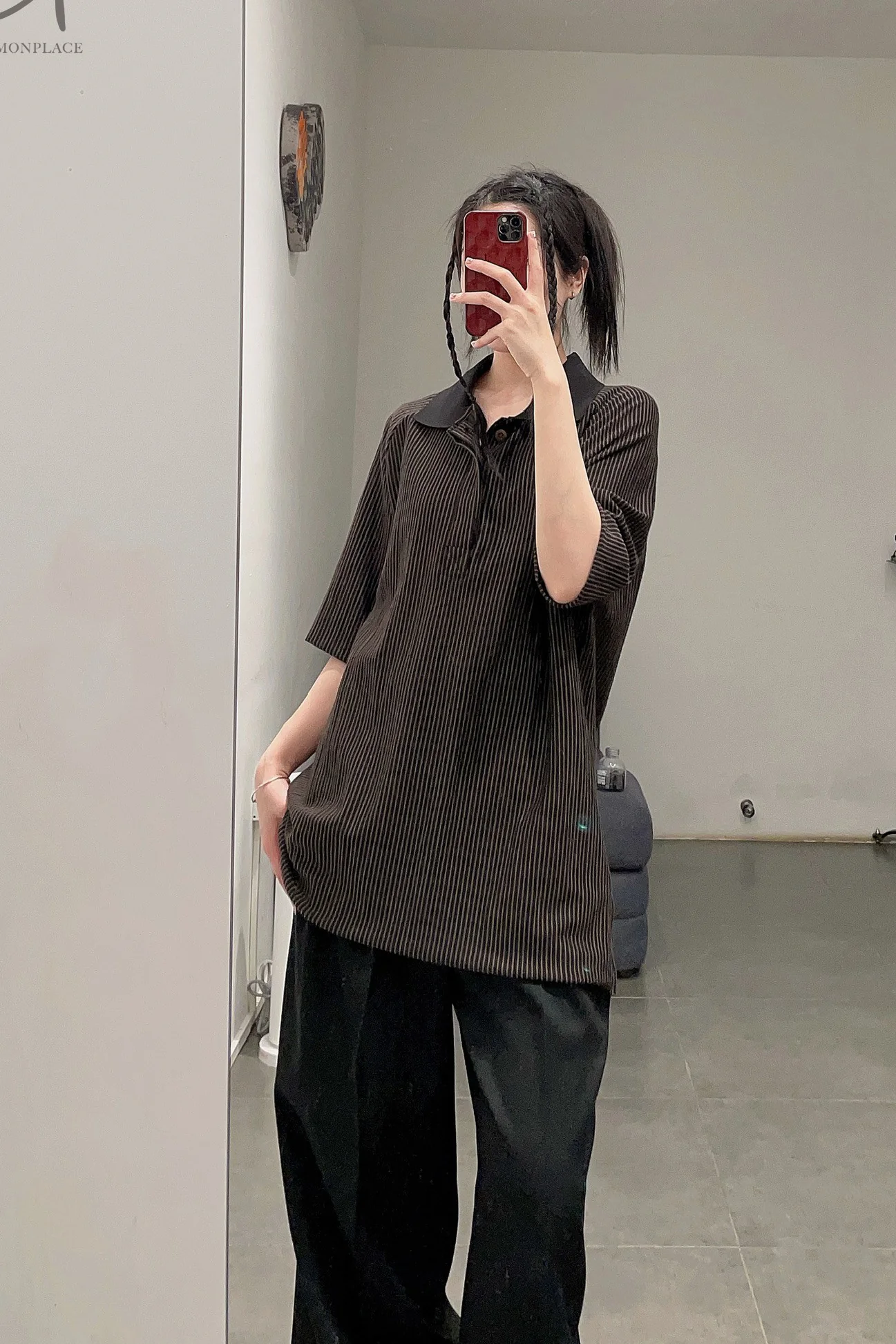 HED MAYNER extended trousers AW22_P57_BLK/WO - Image 53