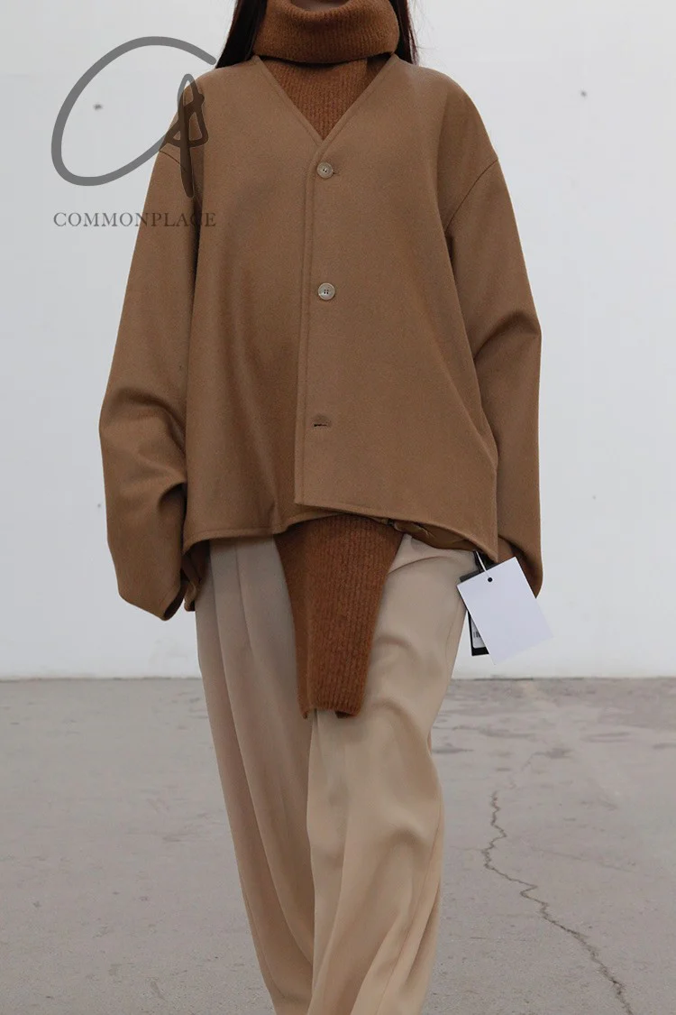 HED MAYNER Turtleneck Scarf K09_BRW Brown PHM3 - Image 8