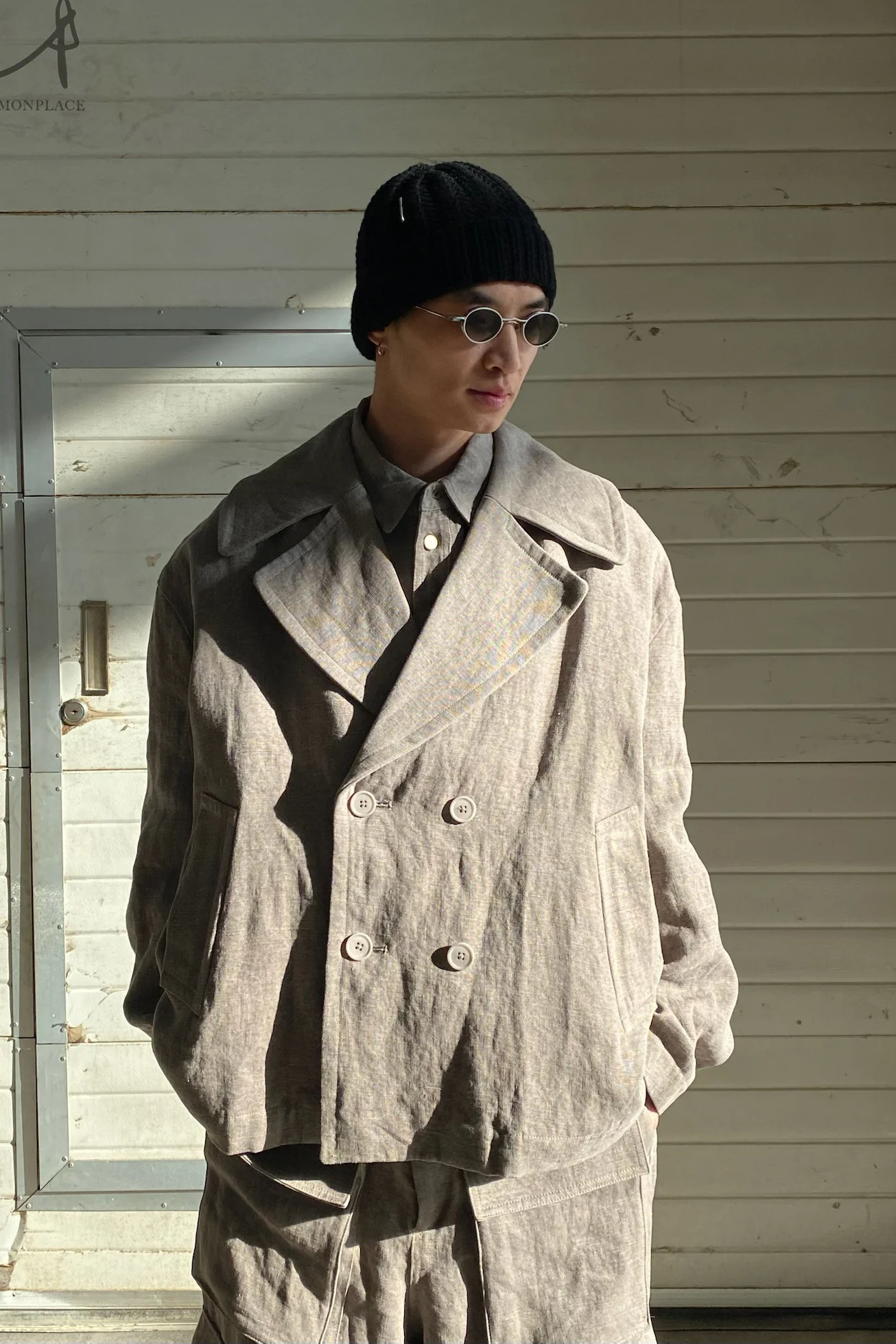 Hed Mayner pea short coat SS22_O35_GRY/CNV - Image 16