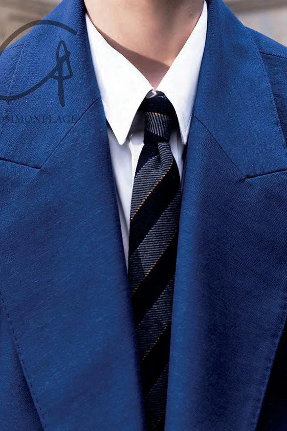 HED MAYNER Retractable Double-Breasted Jacket J23_BLU/ECO Blue PHM2 - Image 36