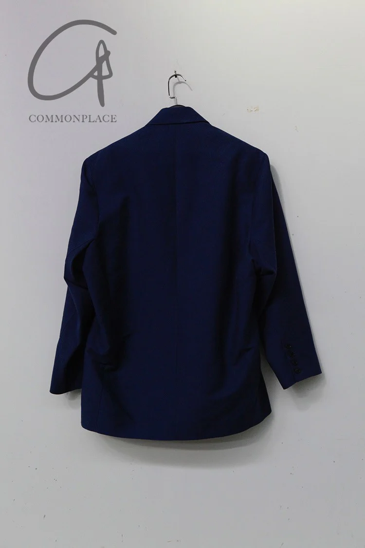 HED MAYNER Retractable Double-Breasted Jacket J23_BLU/ECO Blue PHM2 - Image 7