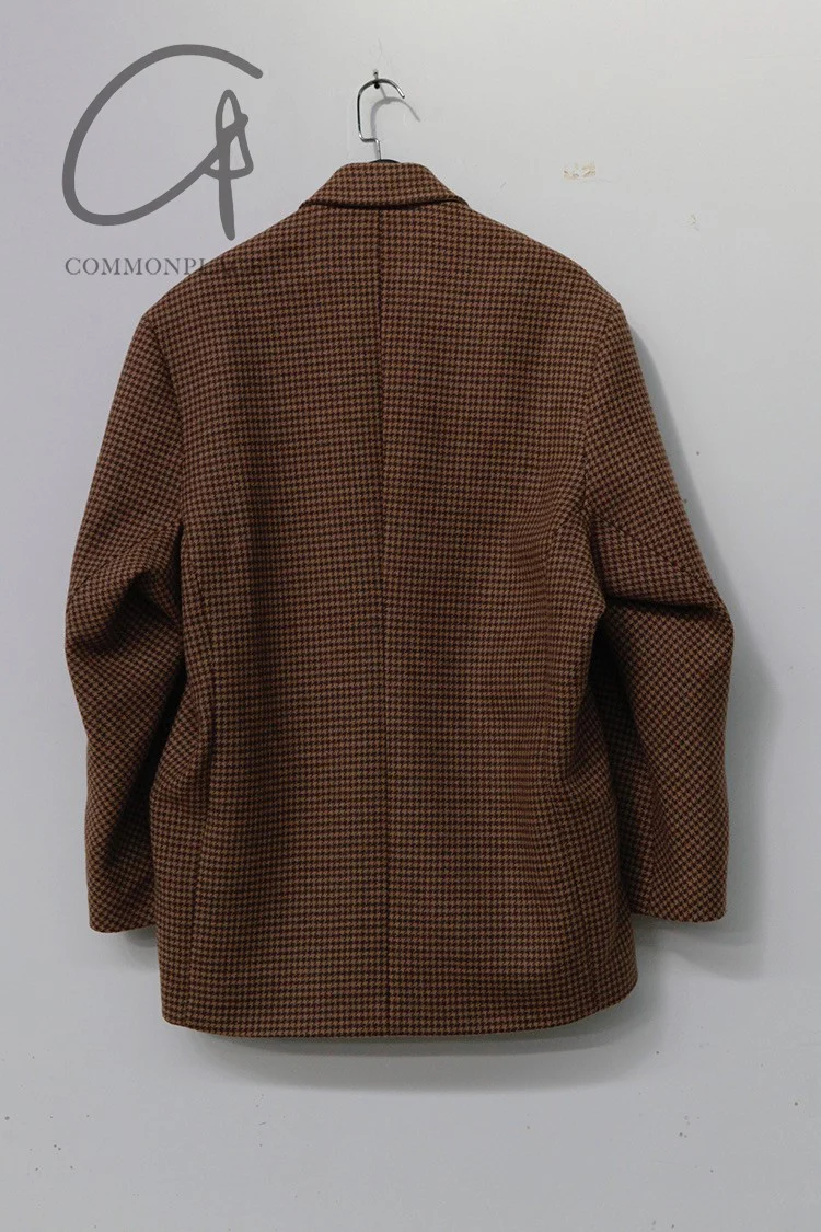 HED MAYNER Retractable Double Breasted Jacket J23_BRW/HDTH Brown PHM2 - Image 10