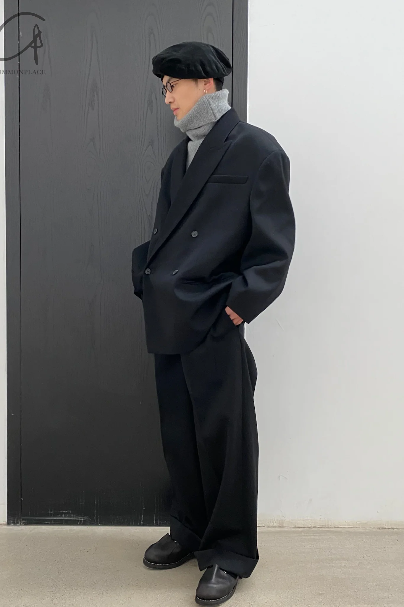 HED MAYNER Super DB jacket AW22_J20_BLK/WO - Image 11