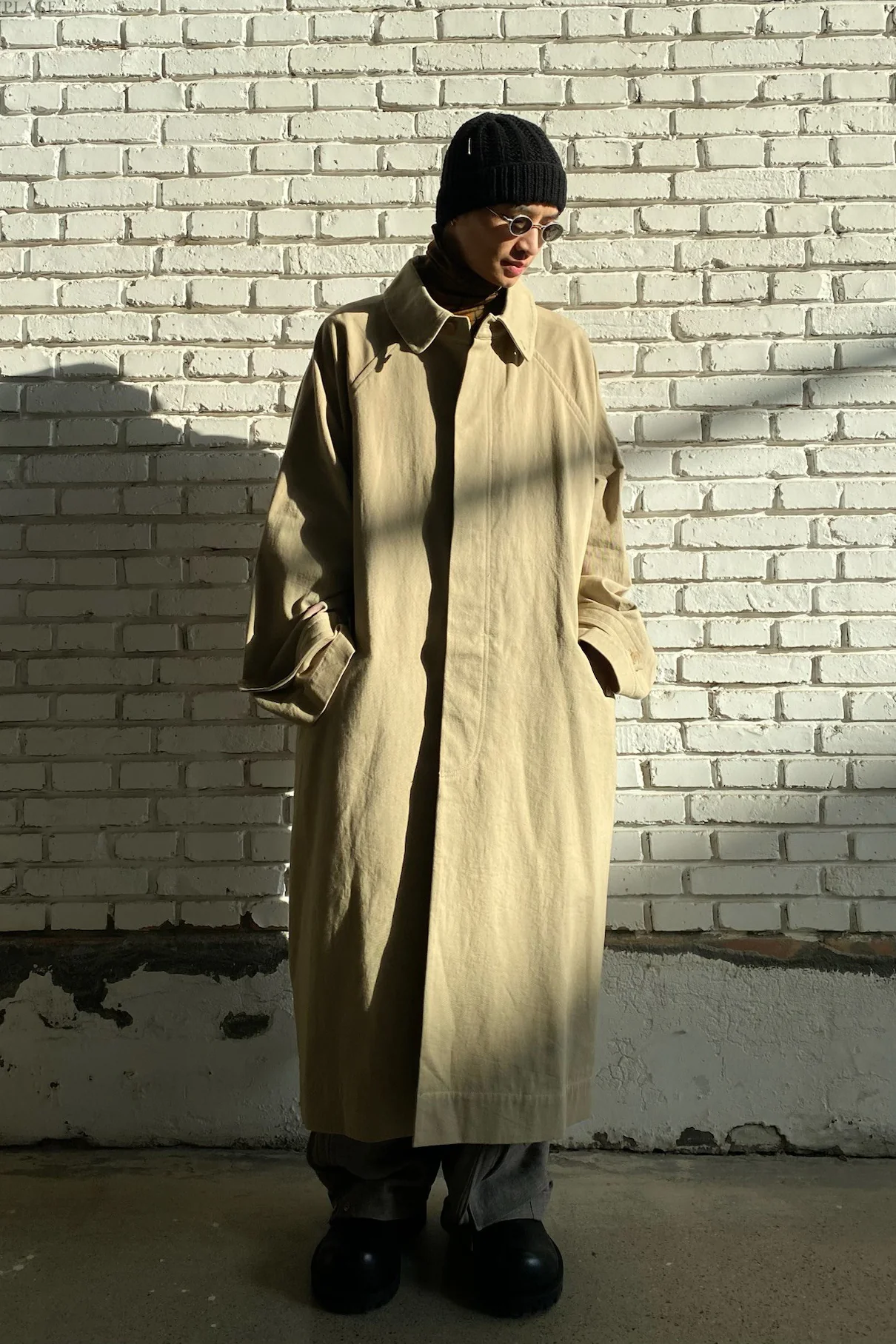 Hed Mayner trench coat ss22_O30_beg/DRL - Image 15